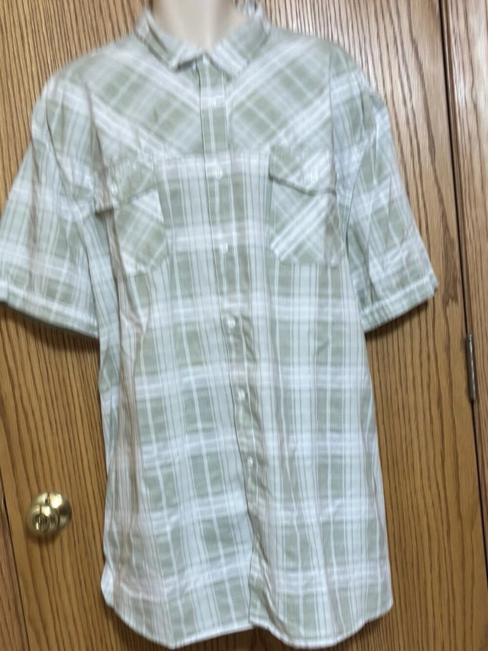 i Jeans by Buffalo Men's short sleeve button shirt 3XLT